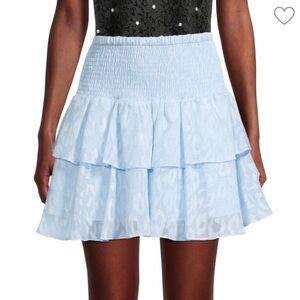 Milly Wyatt Leopard Jacquard Skirt NWT